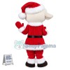 The Sheep In Thick Christmas Suit Mascot Costume