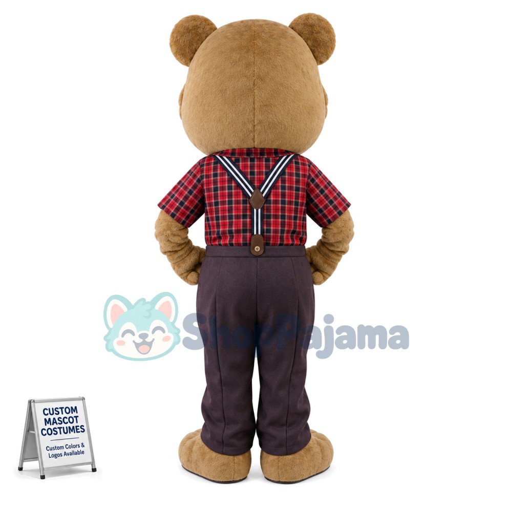 The Kind Manager Brown Bear Mascot Costume
