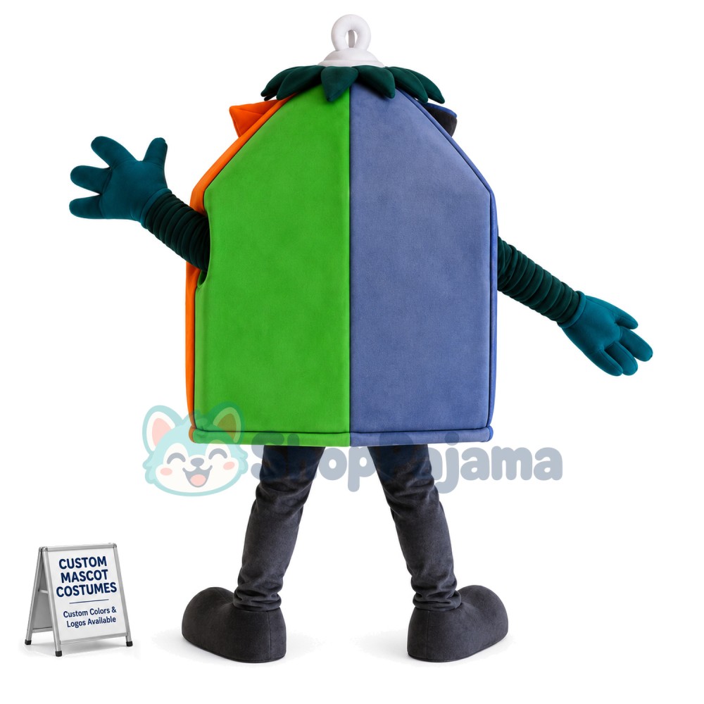 Cartoon Lamp of Home Furnishing Company Mascot Costume