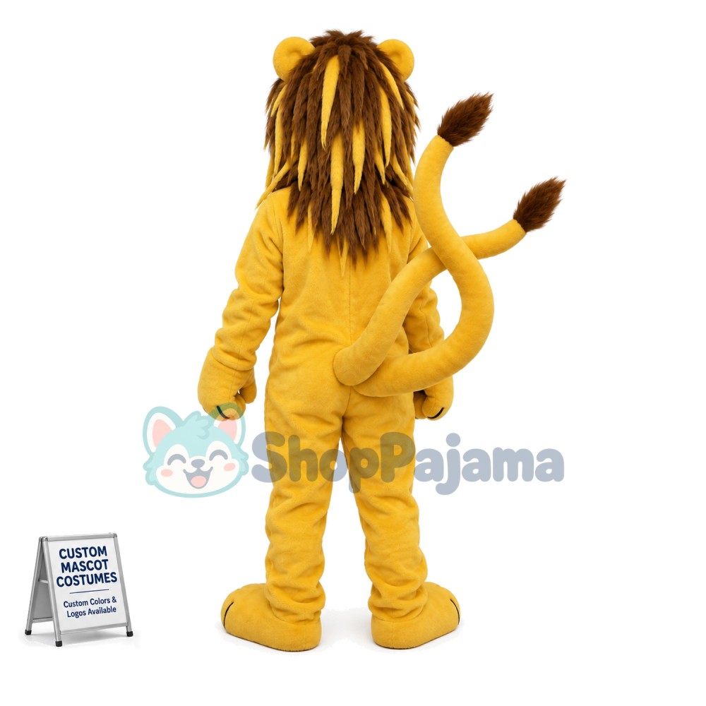 Two-tailed Ancient Beast Lion Mascot Costume