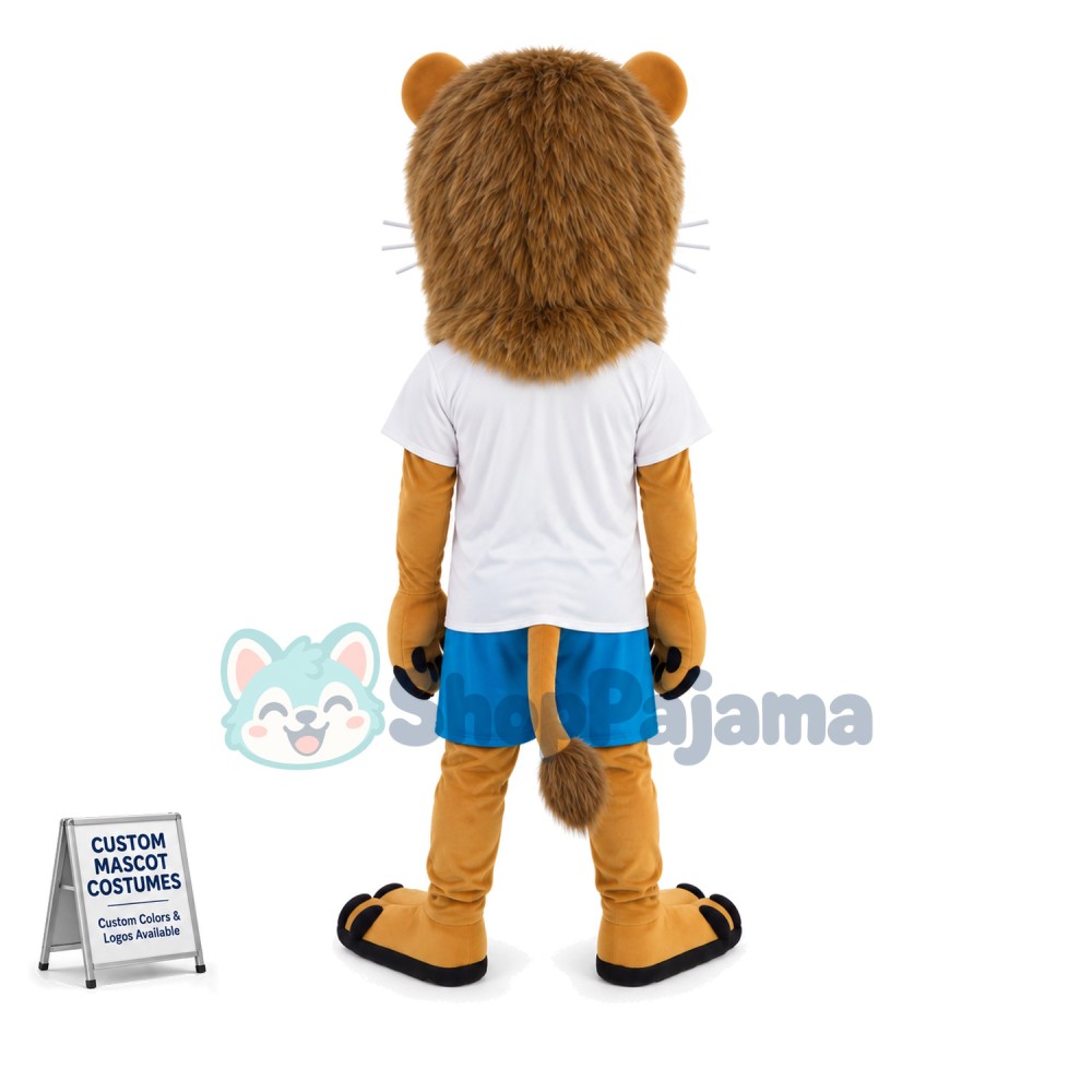 The Well-behaved Little Lion Mascot Costume