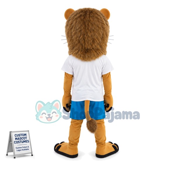 The Well-behaved Little Lion Mascot Costume