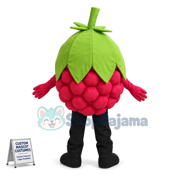 The Cranberry Wearing Goggles Mascot Costume