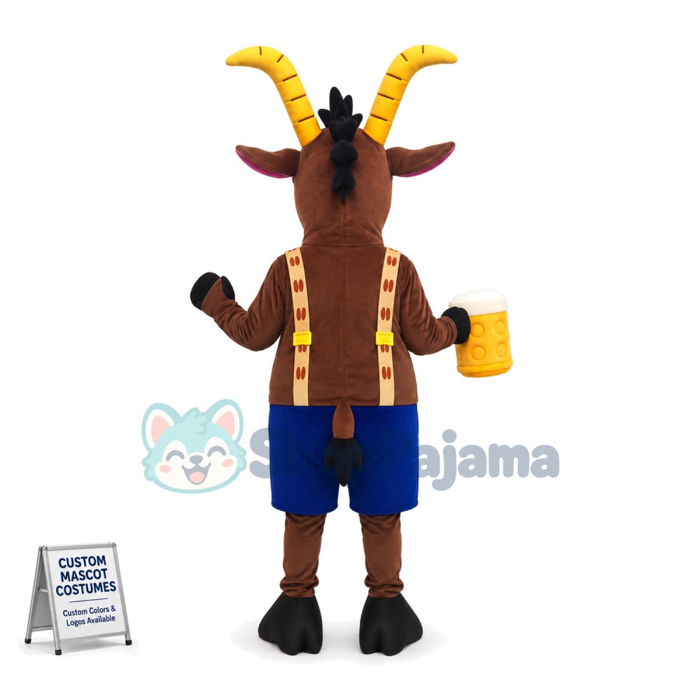The Gossip Antelope of Beer House Mascot Costume