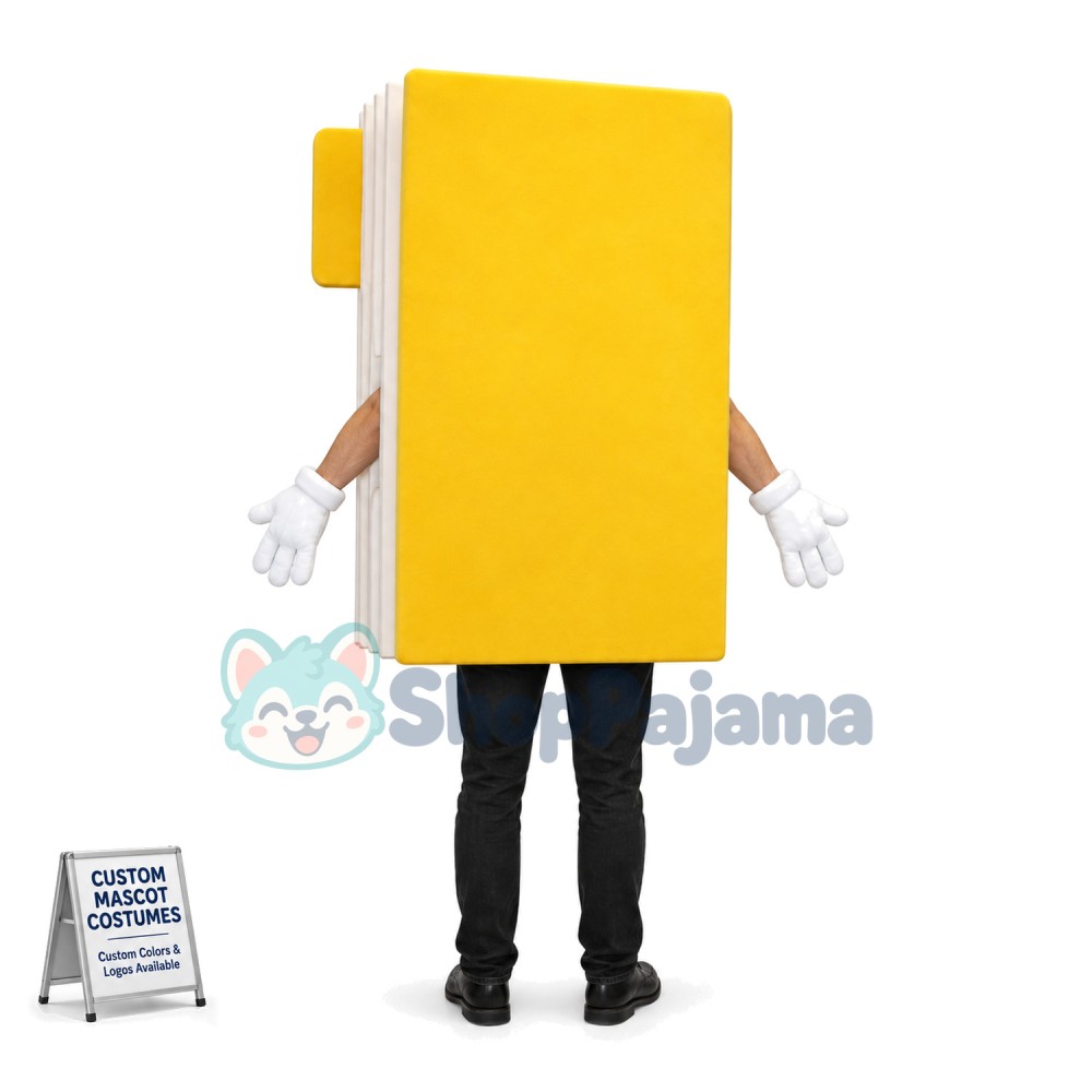 Yellow Hard-shell Memo Pad Mascot Costume