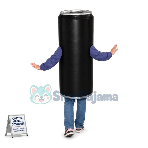 Can of Cocaine Energy Drink Mascot Costume
