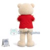 Beige Bear of Payment Company Mascot Costume