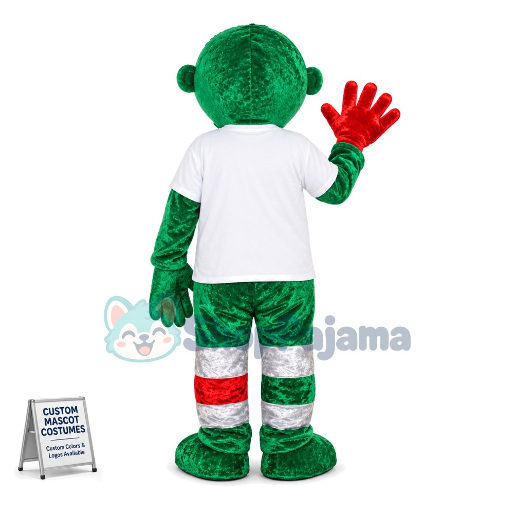 The Green Splendid Doll of Project Hope Mascot Costume