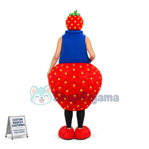 Strawberry-flavored Soothing Drink Mascot Costume