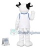 White Stray Dog of Pet House Mascot Costume