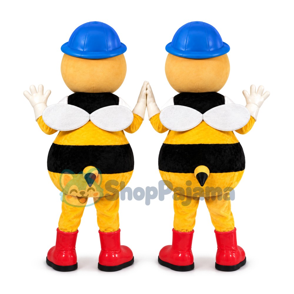 Work Partner Bee of Recycle Bin Mascot Costume