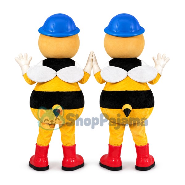 Work Partner Bee of Recycle Bin Mascot Costume