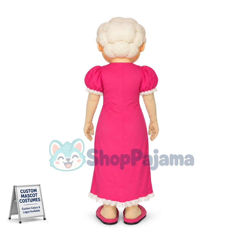Elderly Couple With Limited Mobility Mascot Costume