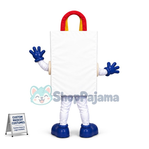 Designed Paper Shopping Bag Mascot Costume