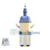 Blocked Stately Castle Mascot Costume