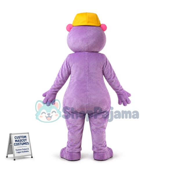 Violet Squirrel On Display Mascot Costume