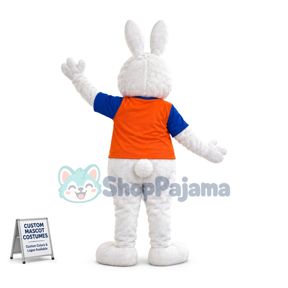 Welcome Rabbit Mascot Costume for Fair