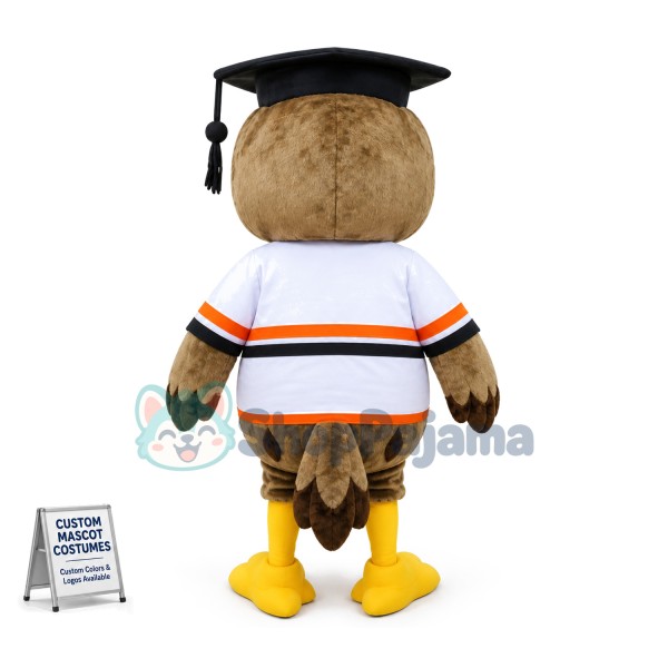 The Knowledgeable Doctor Owl Mascot Costume
