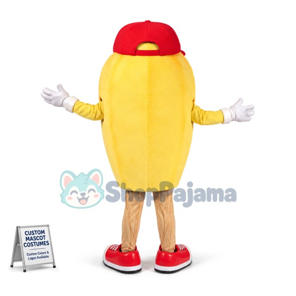 Yellow Capacitor of Electronic Component Mascot Costume