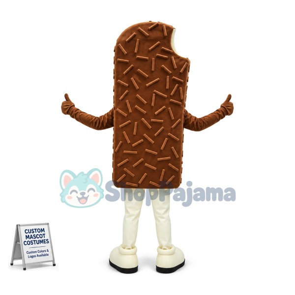 Delicious Chocolate Ice Cream Mascot Costume