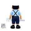Commanding The Traffic Police Mascot Costume