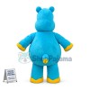 Blue Hippo With Innocent Smiley Face Mascot Costume