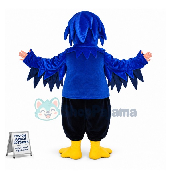Blue Falcon of The Basketball Team Mascot Costume