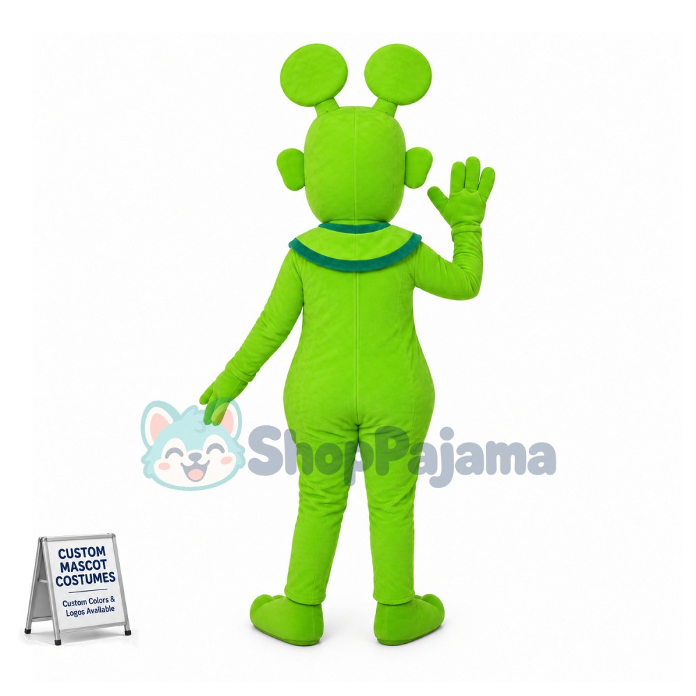 Strange Look Alien With Sucker Ears Mascot Costume