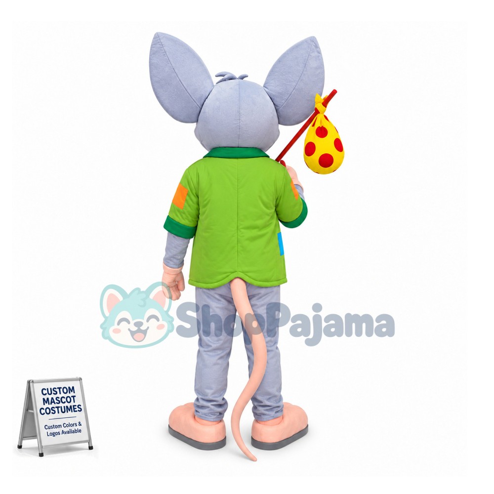 The Poor Giant Beggar Mouse Mascot Costume