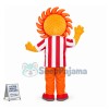 Sun Doll Wearing Sunglasses Cartoon Mascot Costume