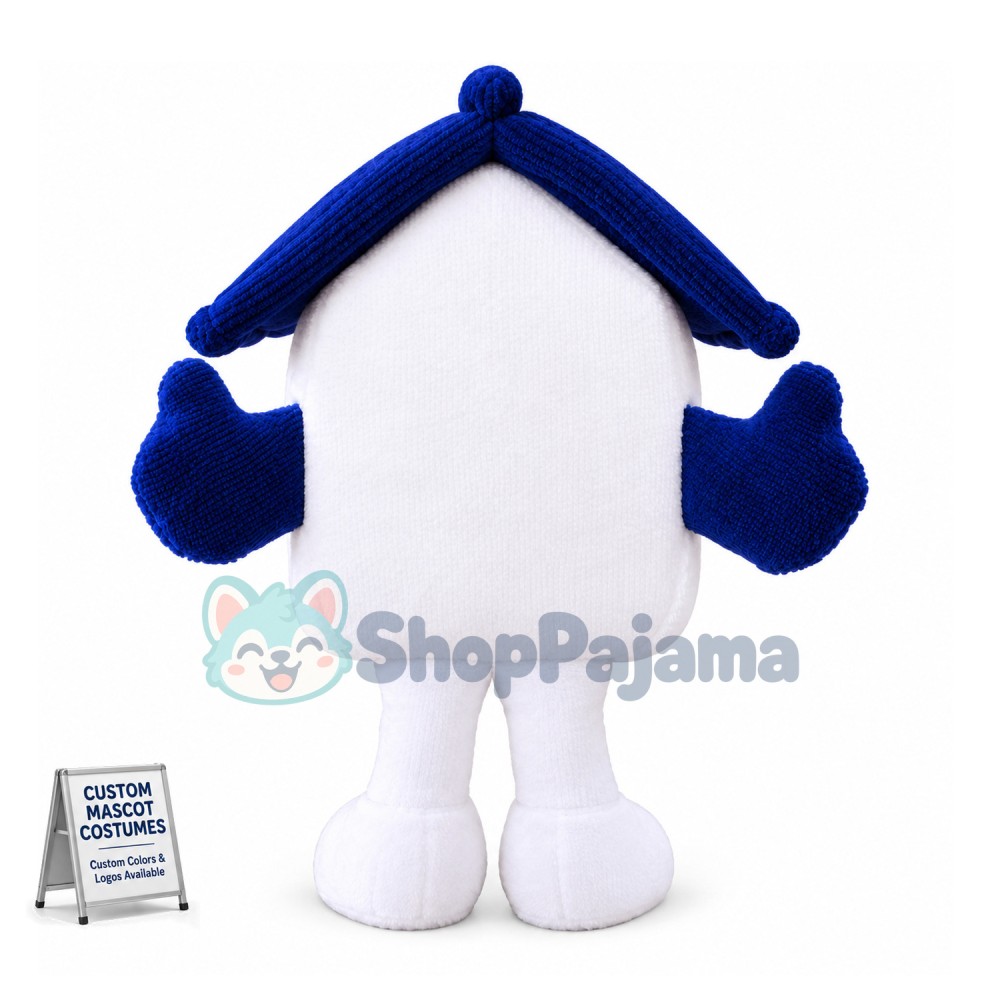 Cute Cartoon White House Soft Mascot Costume