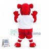 Tiger On The Dirt Motorcycle Race Mascot Costume