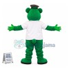 The Guide Green Bear Mascot Costume