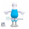 White Goose of The Fair Mascot Costume