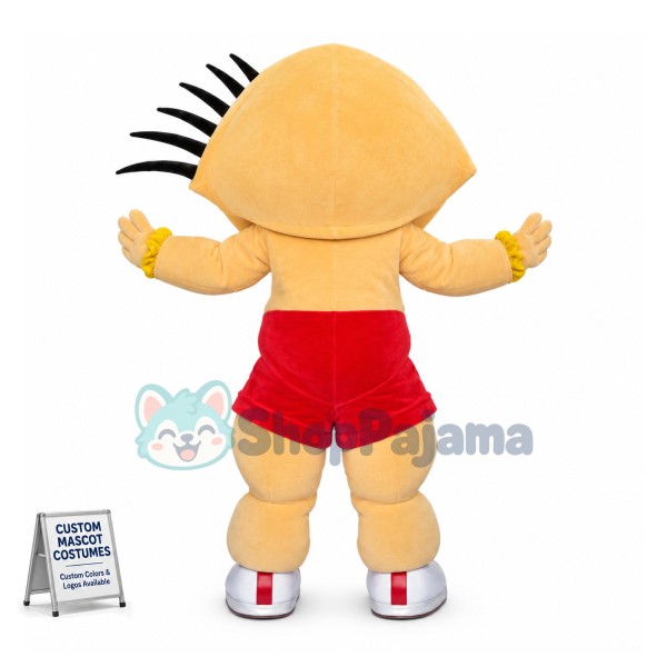 Adult Soft Cartoon Big Eye Mascot Costume