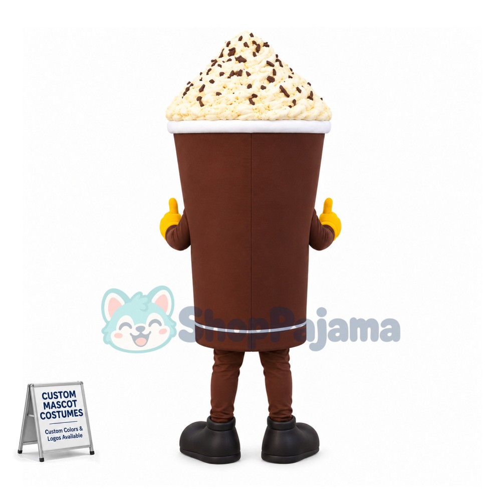 Mont Blanc Chocolate Chestnut Cake Mascot Costume