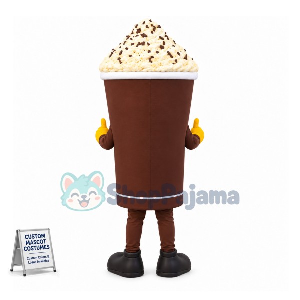 Mont Blanc Chocolate Chestnut Cake Mascot Costume