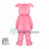 The Pig On Duty Carrying Broom Mascot Costume