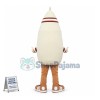 Thick Brown Eyebrow Pencil Mascot Costume