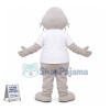 Mild Beige Walrus Adult Mascot Costume