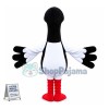 Flying Red-billed Crane Mascot Soft Costume