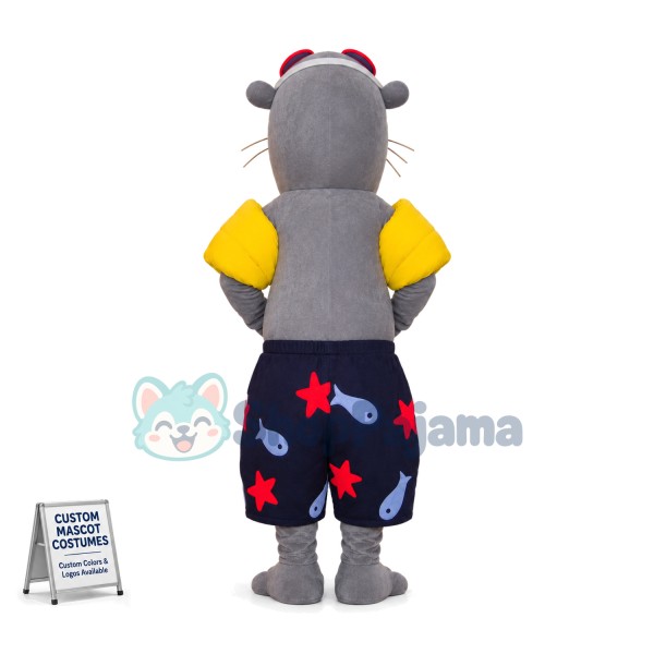 Training Sea Lion With Heavy Sandbags Mascot Costume