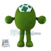 Cartoon Boxer With Four Leaf Clover Print Mascot Costume