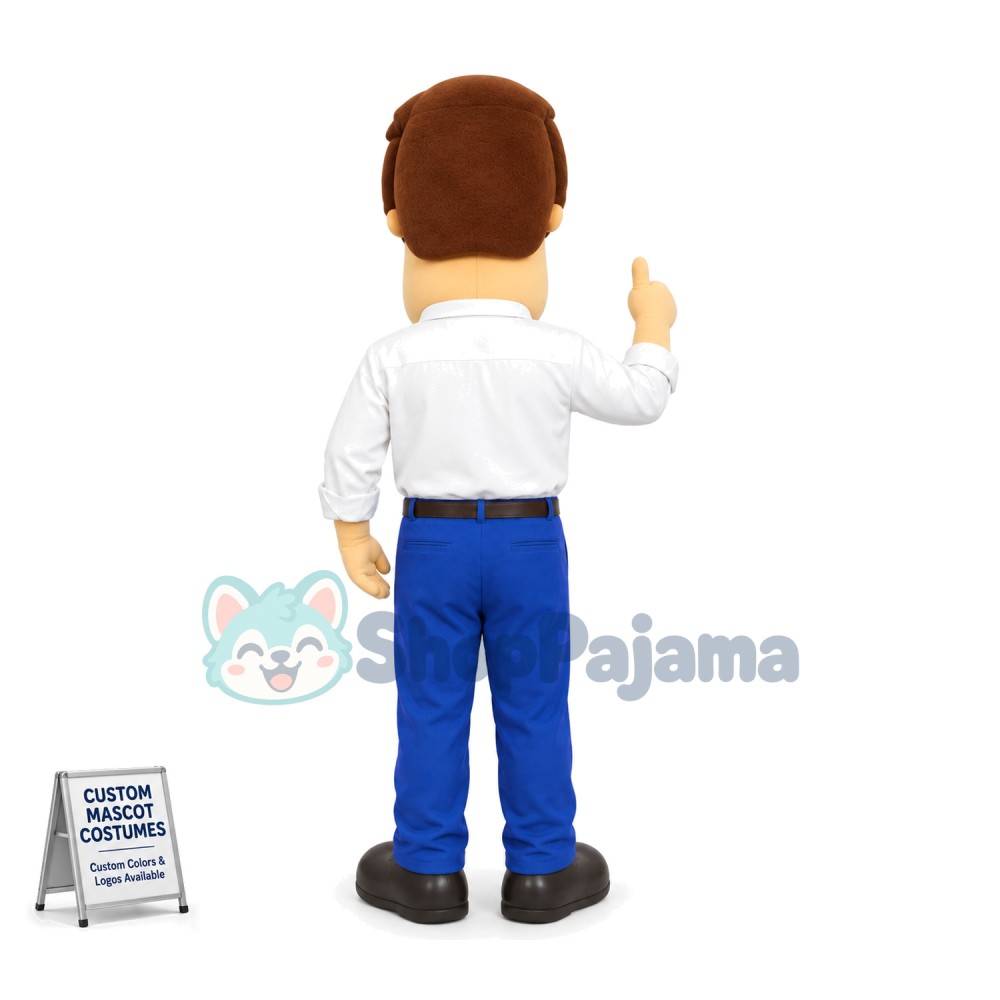 The Mayor Giving Encouragement Mascot Costume