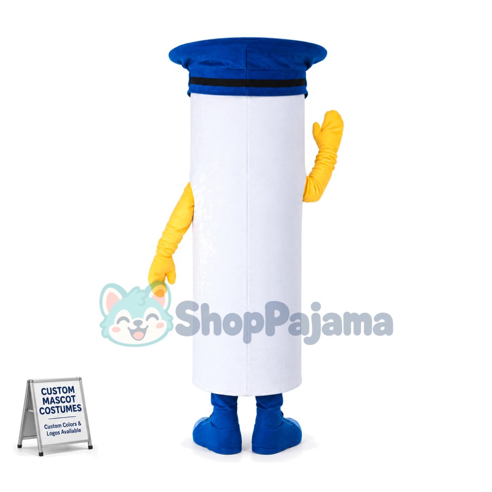 Cartoon Traffic Light Wearing Cap Mascot Costume