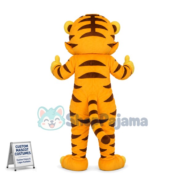 Adult Soft Cartoon Little Tiger Mascot Costume