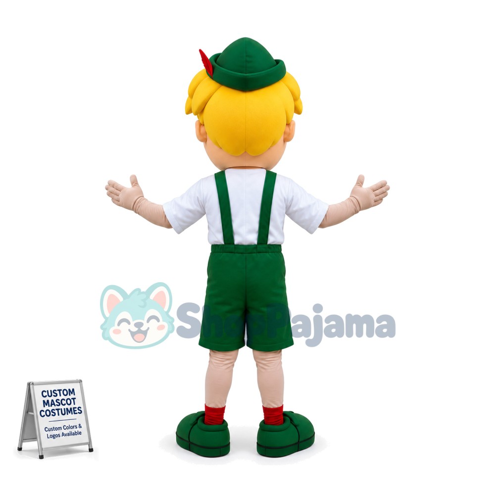 The Foreign Child Model Boy Mascot Costume