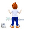 Sunny Boy With Handsome Hairstyle Mascot Costume