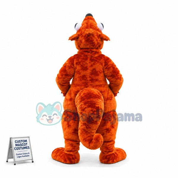 Brown Mole With Big Plush Tail Mascot Costume