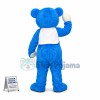 Almond Milk Blue Bear Mascot Costume